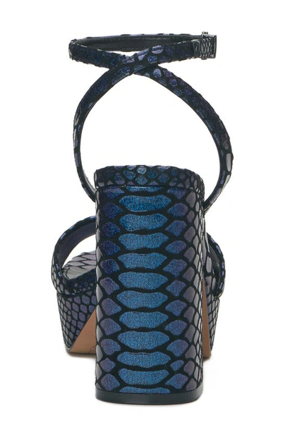 Vince Camuto Pendry Ankle Strap Platform Sandal In Deep Ocean