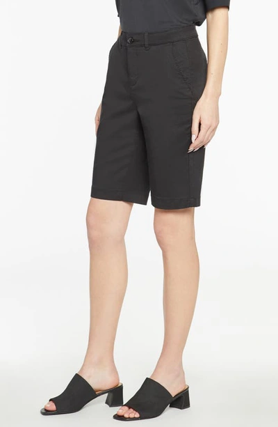 Shop Nydj Bermuda Shorts In Black