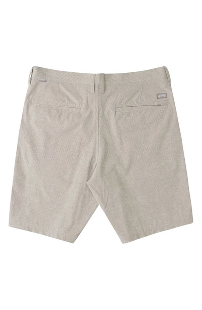 Shop Billabong Crossfire Mid Stretch Shorts In Grey