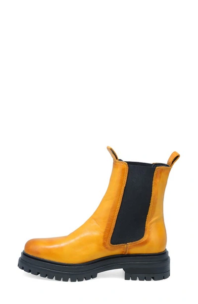 Shop Miz Mooz Lizette Chelsea Boot In Ochre Antique Burnish