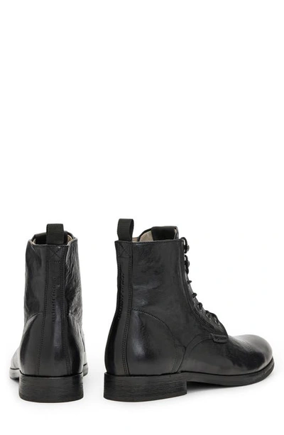 Shop Allsaints Mikkel Plain Toe Boot In Black