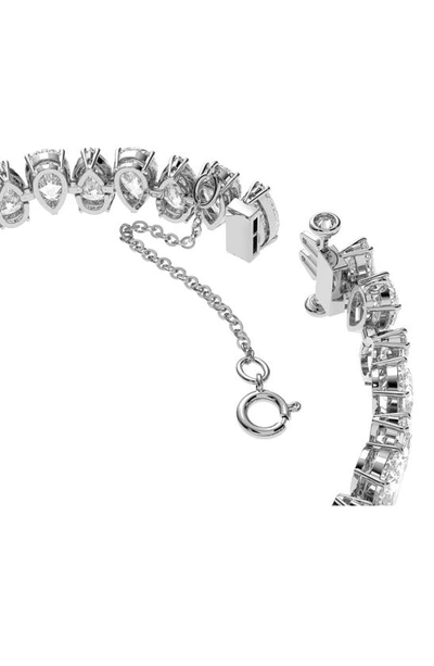 Swarovski Womens Matrix Rhodium-plated Brass And Zirconia Bracelet White In White