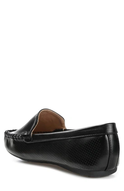 Journee Collection Halsey Loafer In Black Pu