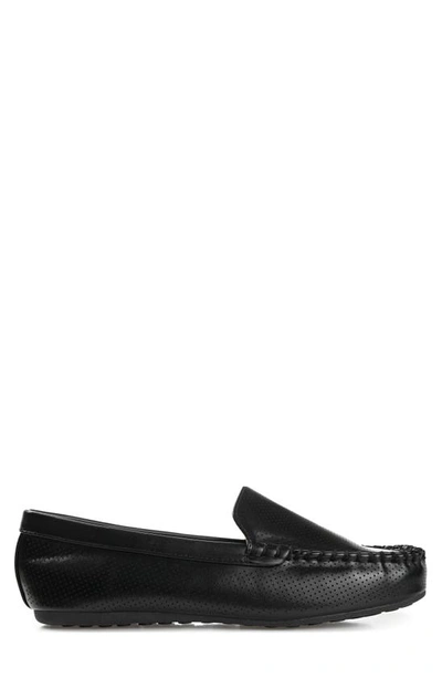 Journee Collection Halsey Loafer In Black Pu