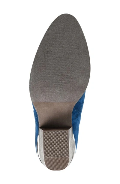 Journee Collection Journee Issla Metal Trim Bootie In Blue