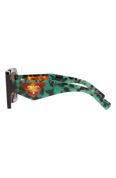 Prada Square Acetate Sunglasses In Tortoise