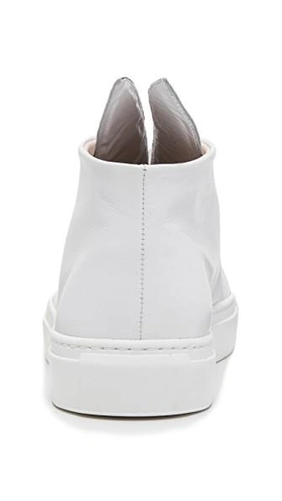 Shop Minna Parikka Bunny Sneakers In White