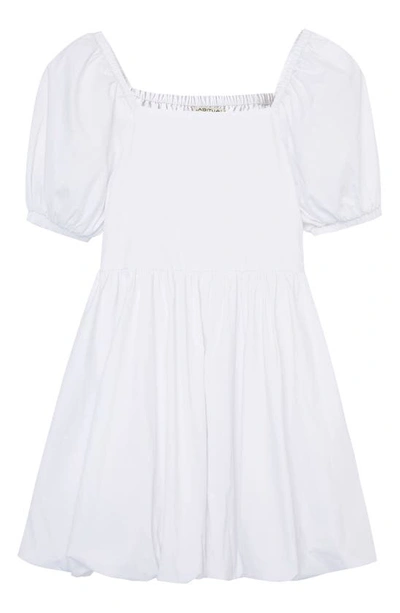 Shop Habitual Woven Cotton Blend Bubble Dress In White