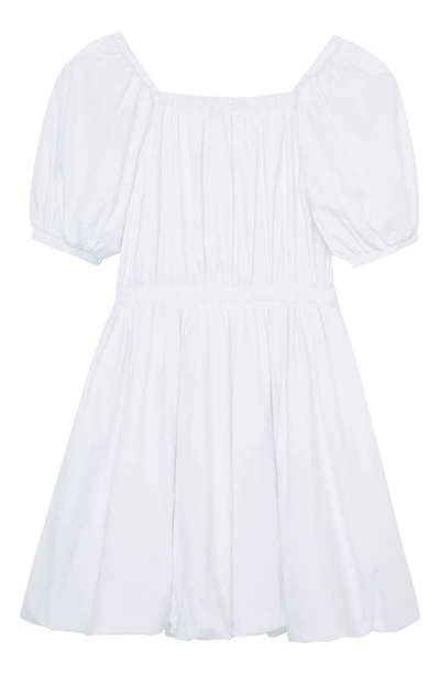 Shop Habitual Woven Cotton Blend Bubble Dress In White