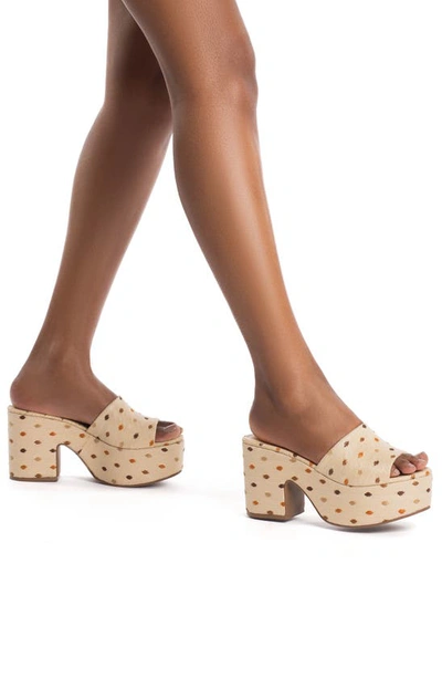 Shop Larroude Miso Platform Sandal In Natural