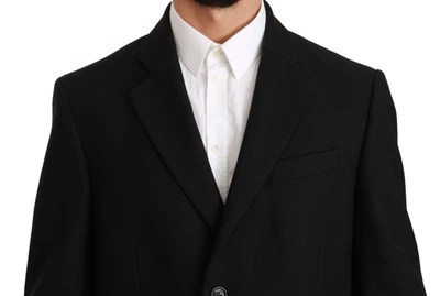 Shop Dolce & Gabbana Elegant Black Wool Formal Men's Blazer