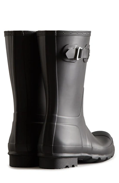 Shop Hunter Original Short Personalized Rain Boot In Black