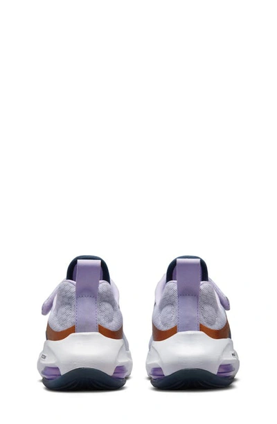 Shop Nike Kids' Air Zoom Arcadia 2 Running Shoe In Grape/ Copper/ Violet / Blue
