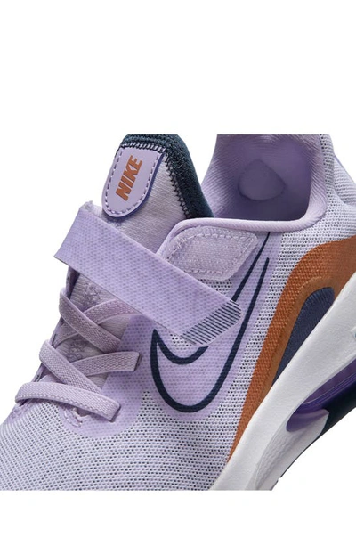 Shop Nike Kids' Air Zoom Arcadia 2 Running Shoe In Grape/ Copper/ Violet / Blue