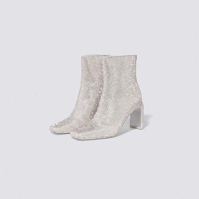 Shop Jonathan Simkhai Kelsey Crystal Heeled Boot In Clear