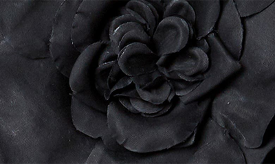 Carolina Herrera Flower Bandeau Halter Top In Black