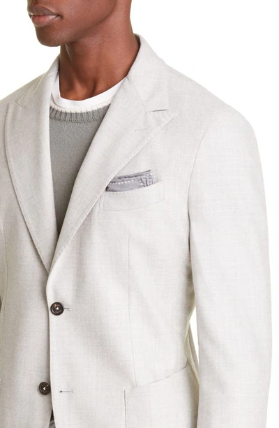 Shop Eleventy Wool Sport Coat In Light Grey