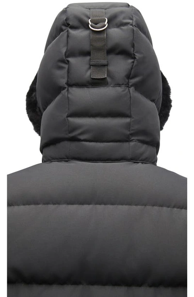 Moose Knuckles Cloud 3q Down Jacket With Removable Genuine Shearling