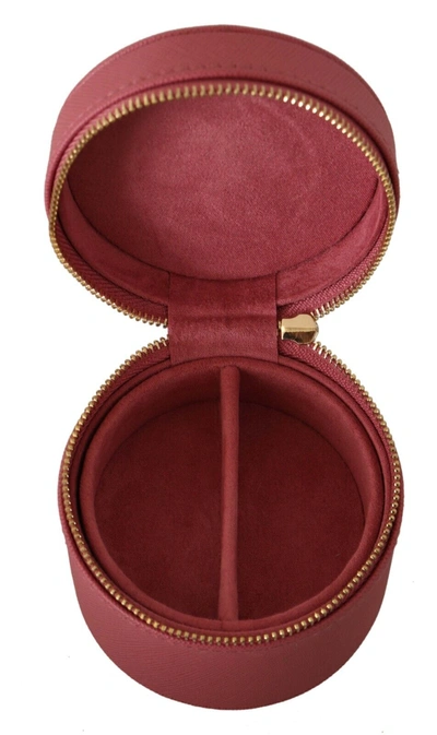 Shop Michael Kors Pink Leather Zip Round Pouch Purse Storage Women's Wallet