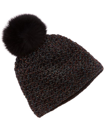 Shop Surell Accessories Fleece-lined Hat In Black