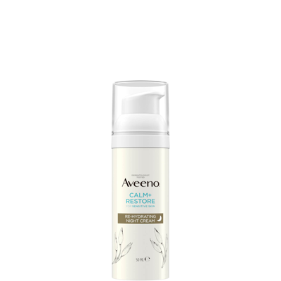 Shop Aveeno Face Calm And Restore Rehydrating Night Cream 50ml