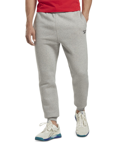 Reebok Men's Identity Classic Fleece Drawstring-waist Logo Jogger Pants In  Medium Heather Grey | ModeSens