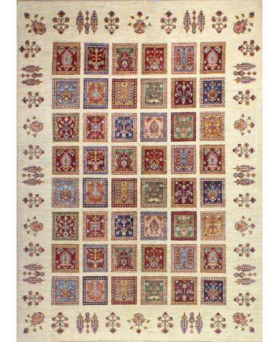 Bb Rugs One Of A Kind Mansehra 5'6" X 7'8" Area Rug In Ivory