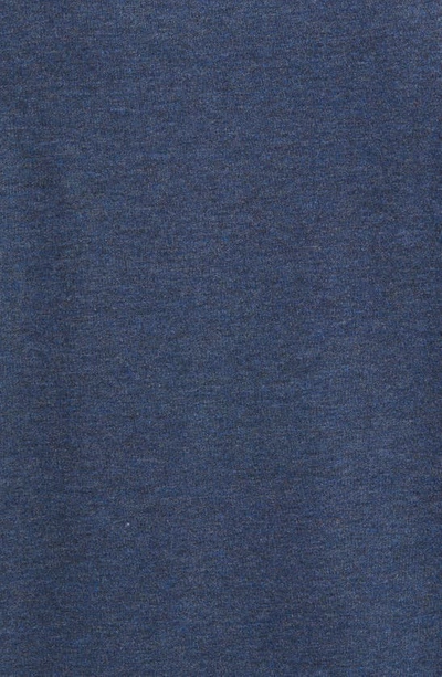 Travismathew Fink 2.0 Crewneck Sweatshirt In Heather Blue Nights
