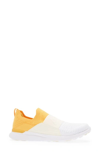 Shop Apl Athletic Propulsion Labs Techloom Bliss Knit Running Shoe In Mango / Pristine / White