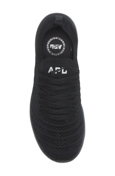 Shop Apl Athletic Propulsion Labs Techloom Wave Hybrid Running Shoe In Black/ Silver