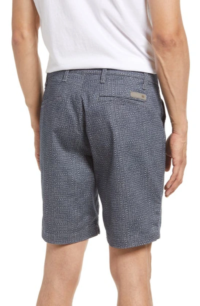 Ag Wanderer Print Chino Shorts In Shaw Grey Multi