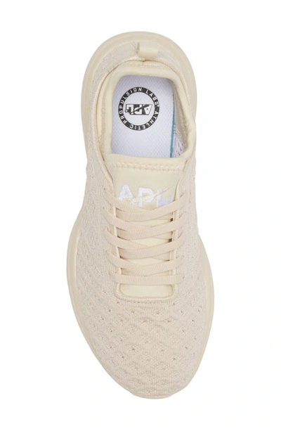 Shop Apl Athletic Propulsion Labs Techloom Phantom Running Shoe In Parchment / White