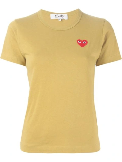 Comme Des Garçons Play Embroidered Heart T-shirt