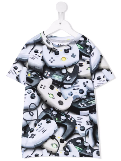Molo Ralphie Graphic-print T-shirt In Grigio