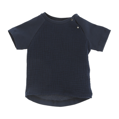 Shop Le Petit Coco Blue Short-sleeved T-shirt