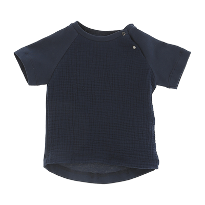 Le Petit Coco Blue Short-sleeved T-shirt In Blu