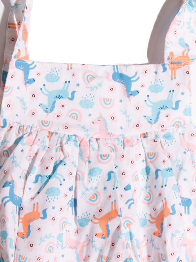 Siola Romper With Unicorn Print In Multicolor