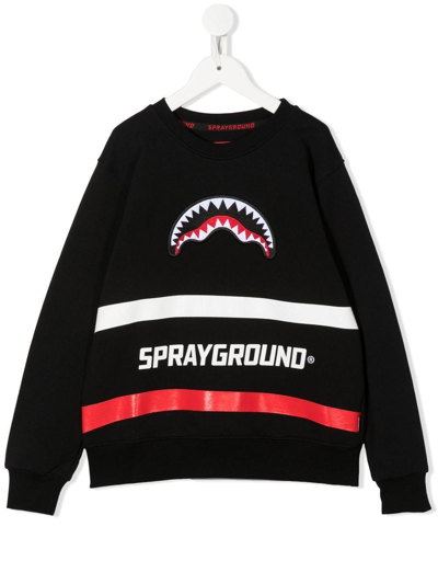 Shop Sprayground Sweatshirt Spray Crew In Nero