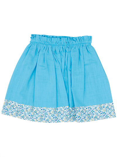 Siola Skirt With Elastic Waist In Cielo