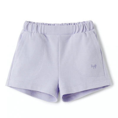 Il Gufo Shorts With Elasticated Waist In Viola
