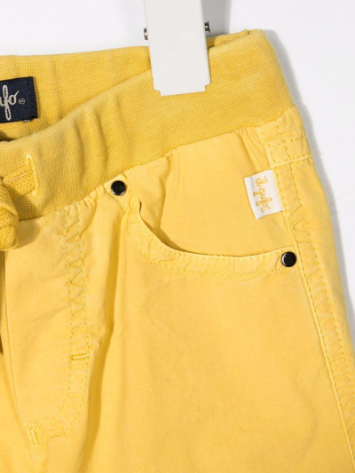 Il Gufo Solid Color Bermuda In Giallo