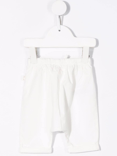 Shop Teddy&amp;minou Drawstring Trousers In Panna