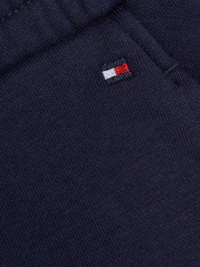 Shop Tommy Hilfiger Junior Fleece Skirt With Side Logo In Blu