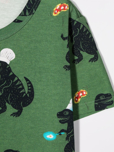 Shop Paul Smith Junior Dinosaur T-shirt In Verde