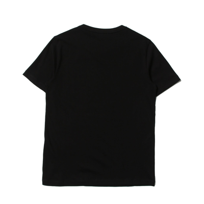 Ea7 T-shirt With Multicolor Print In Nero