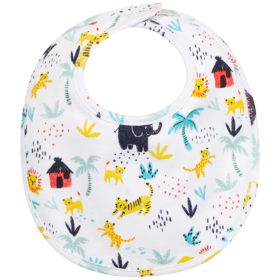 Carrèment Beau Two-piece Bib Set In Bianco