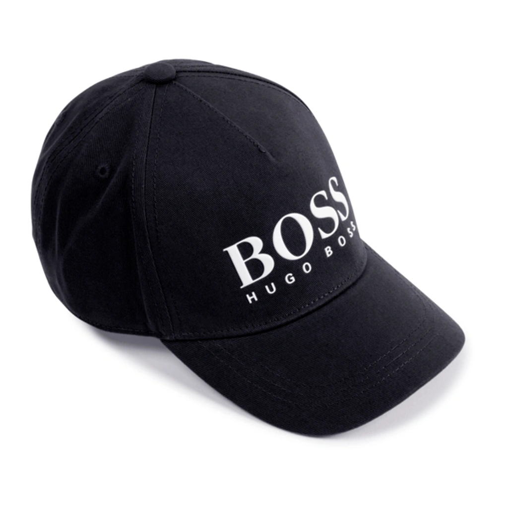 【関税込み】Hugo ブラック ロゴ キャップ HUGO - Cotton-twill cap with logo - Black