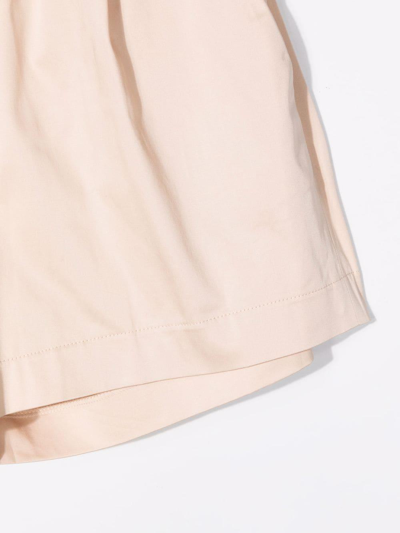 Moncler Elasticated Knee-length Shorts In Beige