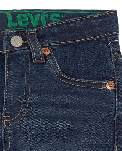 Levi&#039;s Dark Wash Denim Bermuda In Jeans