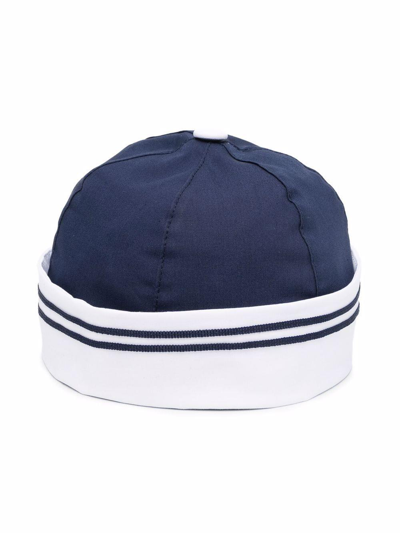 Shop Siola Bicolored Hat In Blu
